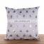 High quality new style snow embroidery throw cushion pillow for sofa living room bed