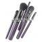 Black bag 5pcs makeup brushes goat hair makeup brushes goat hair wholesale makeup brushes goat hair