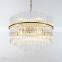 Modern fashion simple luxury K9 clear Crystal Ceiling Lighting Chandelier