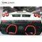 F430 rear bumper fit for asi style Frp or carbon fiber material rear bumper and rear lip