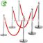 Wholesale stainless steel rope red queue barrier