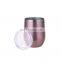 Wholesale Vacuum Double Wall Egg Shape Mug Keep Hot And Cold With Slip Lid Drinking Coffee Mug