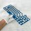 case custom cnc anodized aluminum keyboard PVD coating brass keyboard enclosure