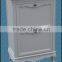 white painted wooden shoe cabinet / wooden indoor furniture / wooden living room furniture