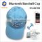 latest good looking cheap baseball cap bluetooth snack cap