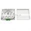 4cores SC FTTH Panel FiberJunction Box Fiber Optic Outlet SC Fiber Face Plate 4 port fiber termination box