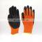 Wholesale wholesale 10g knitted cotton winter acrylic warm useful knit work with latex foam palm gloves with latex coating