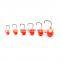Wholesale Lead Round Fishing Jig Head Hooks 1.75g 3.5g 5g 7g 10g 14g  Assist Squid Jig Fishing Single Gaff Hooks