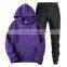 Best seller wholesale loose hoodie pullover fitness pants with pocket sweatshirts hoodie set Custom logo two piece suit