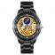 Skmei M025 mechanical transparent movement luxury waterproof automatic wrist watch mens