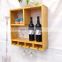 Wooden Wine Wall-Mounted Retro for Restaurant