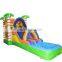 Commercial inflatable water slide with pool cyclone inflatable water slip and slide