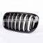 For BMW X5M F15 front grill high quality double slat line glossy black kindly center mesh grill for BMW X6 F16 2014-IN