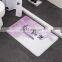 microfiber water absorbent bath mat printed carpet floor mat