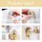 High quality crystal glass doorknob handles crystal door handle luxury wardrobe gold-encrusted single-hole small handle