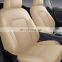 Dropshipping  Beige Deluxe Version Intermediate true genuine leather steering wheel sun cover car seat cover and pillow
