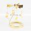 ENO Factory Customize Rotary Candlestick Decoration Mermaid Rotating Rotary Candle Holder Metal Craft Rotation Candlestick