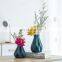 Gold Floor Ovale Pampas Grass Colorful Vases Modern White Color Clay Morandi Vintage Nordic Design Ceramic Vase