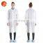 Food Industry Disposable Non-Woven Spp Jacket Visitor Coat Lab Coat
