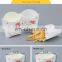 Customized wholesale food grade safe takeaway fast food chicken box  snap box burger wrapper oil proof chips kraft paper bag