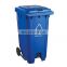 Plastic Products China Outdoor Road Recycling Dustbin Garbage Bins 240 Liter Waste Bin With Foot Pedal