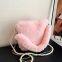 038Single shoulder crossbody bag women's bag temperament fashion plush bag cute everything wholesale fur bag