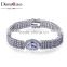 Best Selling Big Stone CZ Brand Luxury Love Wedding Gift Jewelry Cuff Bracelet