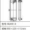 Radiateur pour Pelle Kobelco SK200-6, SK200-6E, SK200-8, SK200-13