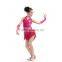 Hot Sexy Red/ Rose fashion Fringe Latin dance Dress children girl latin dance dress