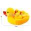 small to big different size of duck bath toys