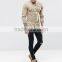 2016 Autumn Long Sleeves Beige Mens Skinny Western Shirt with Front Pockets