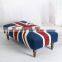 S-1501 2015 new design fabric union jack ottoman                        
                                                Quality Choice
