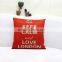 New Design Printed Linen Cloth Pillow Cover Cushion Case
