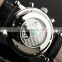 Men's Black Tourbillon Leather Band Automatic Wrist Watch