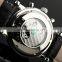 Men's Black Tourbillon Leather Band Automatic Wrist Watch