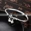 Hot sale adjustable 925 solid silver bangle bracelet