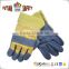 FTSAFETY 10.5" cow leather furniture palm rubber cuff glove with CE certification