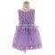 New products best-Selling ball gown ombre beading prom dresses,Pink flower dress kids sleeveless children frock chiffon