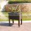 outdoor garden wooden flower box