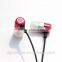 New product 2015 Top quality factory dropshipping free sample super bass stereo metal top 20 earphones