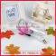 Pink water feeding bowl dog drinking portable