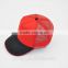 OEM New Fashion Stylish Unisex 5-panel Blank Red Color Custom Promotional Outdoor Sport Baseball Mesh Cap