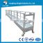 Aluminum 6m 630kg construction hoist suspended platform ZLP630 / lift gondola / cradle rental