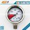 (YBF-40A) 40mm all stainless steel reasonable price liquid filled type warning style high pressure dial bore gauge manometer