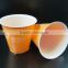 6oz clear double layer disposable plastic cup