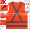 Manufacturer high visibility warning vest with multi pockets