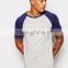 Men's Muscle Fit Blank Raglan T-Shirt Wholesale Baseball Raglan T Shirt