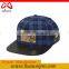 China headwear custom 3D embroidery snapback cap oem hiphop cap and flat cap
