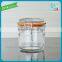 2015 China hot-sale glass jar glass Jar with metal buckle whole-sale metal buckle for Food