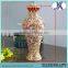 2016 new style crackle mosaic cheap glass flower vase for decoration